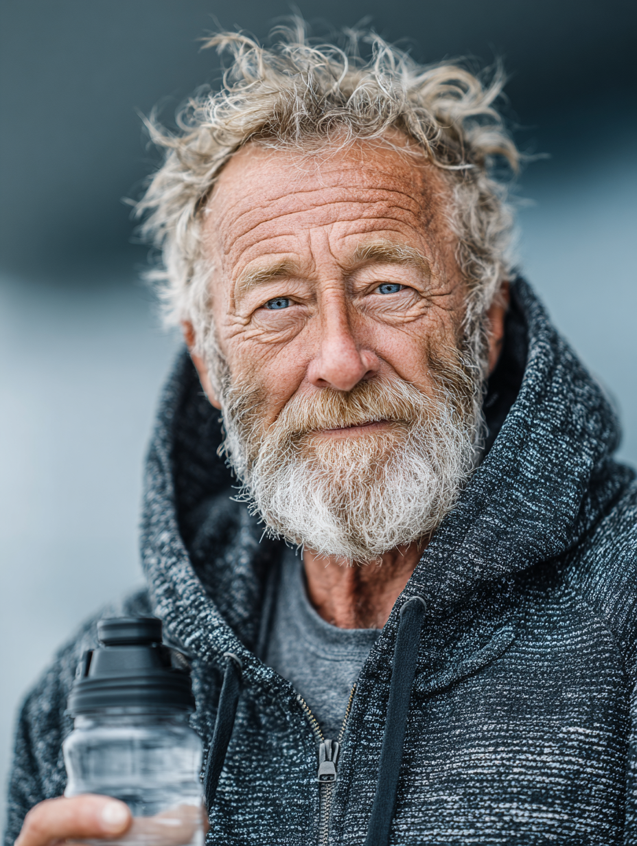 Para starszych osób wspólnie gotuje zdrowy posiłek w kuchni